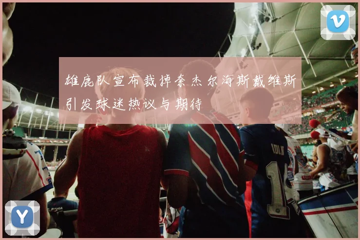 雄鹿队宣布裁掉奈杰尔海斯戴维斯引发球迷热议与期待